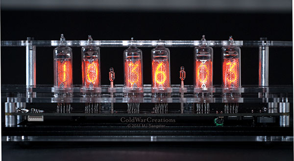 Nixie Clock front view